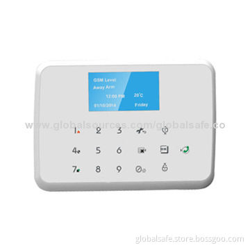 Lattice display dual network alarm system with temperature control setting